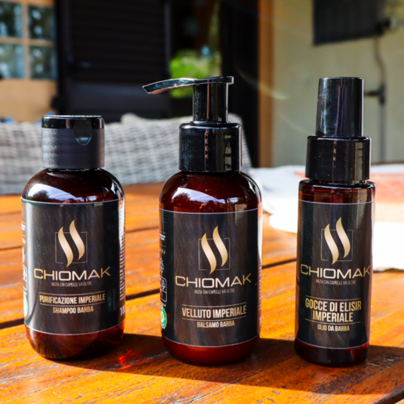 Kit Barba Gold - Shampoo, Balsamo e Olio